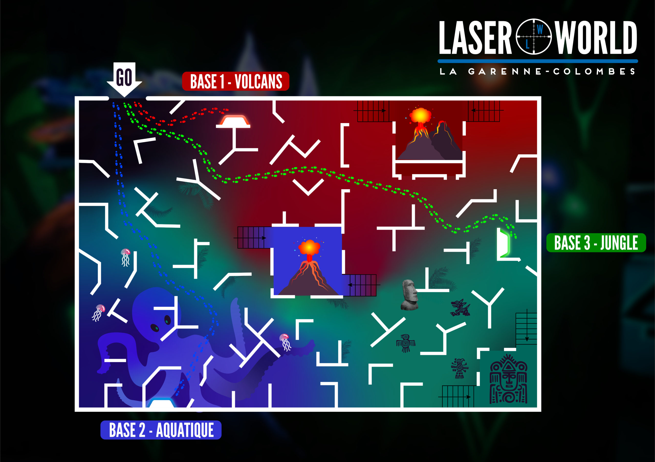 Laser World La Défense : le laser game et karaoké à La Garenne