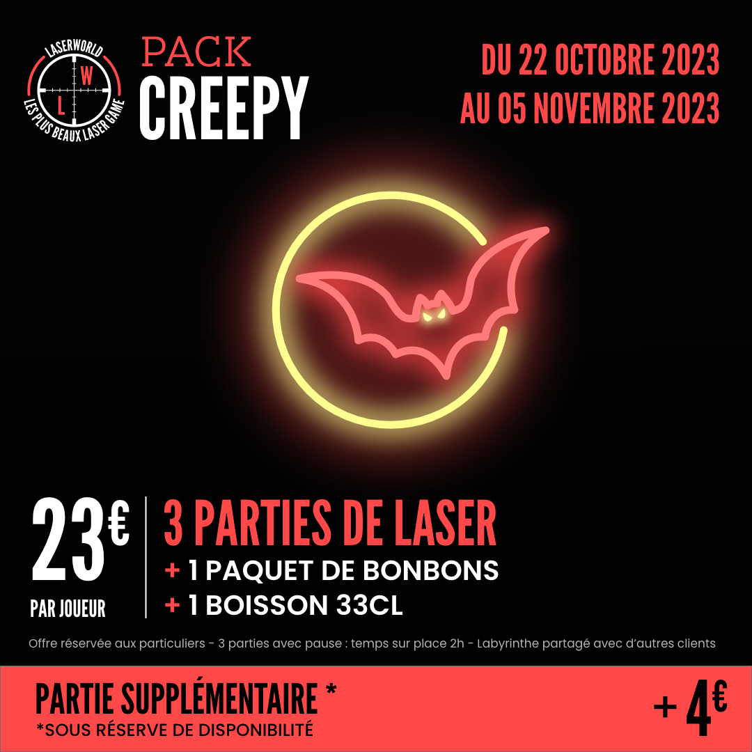 Creepy pack Halloween Laser World